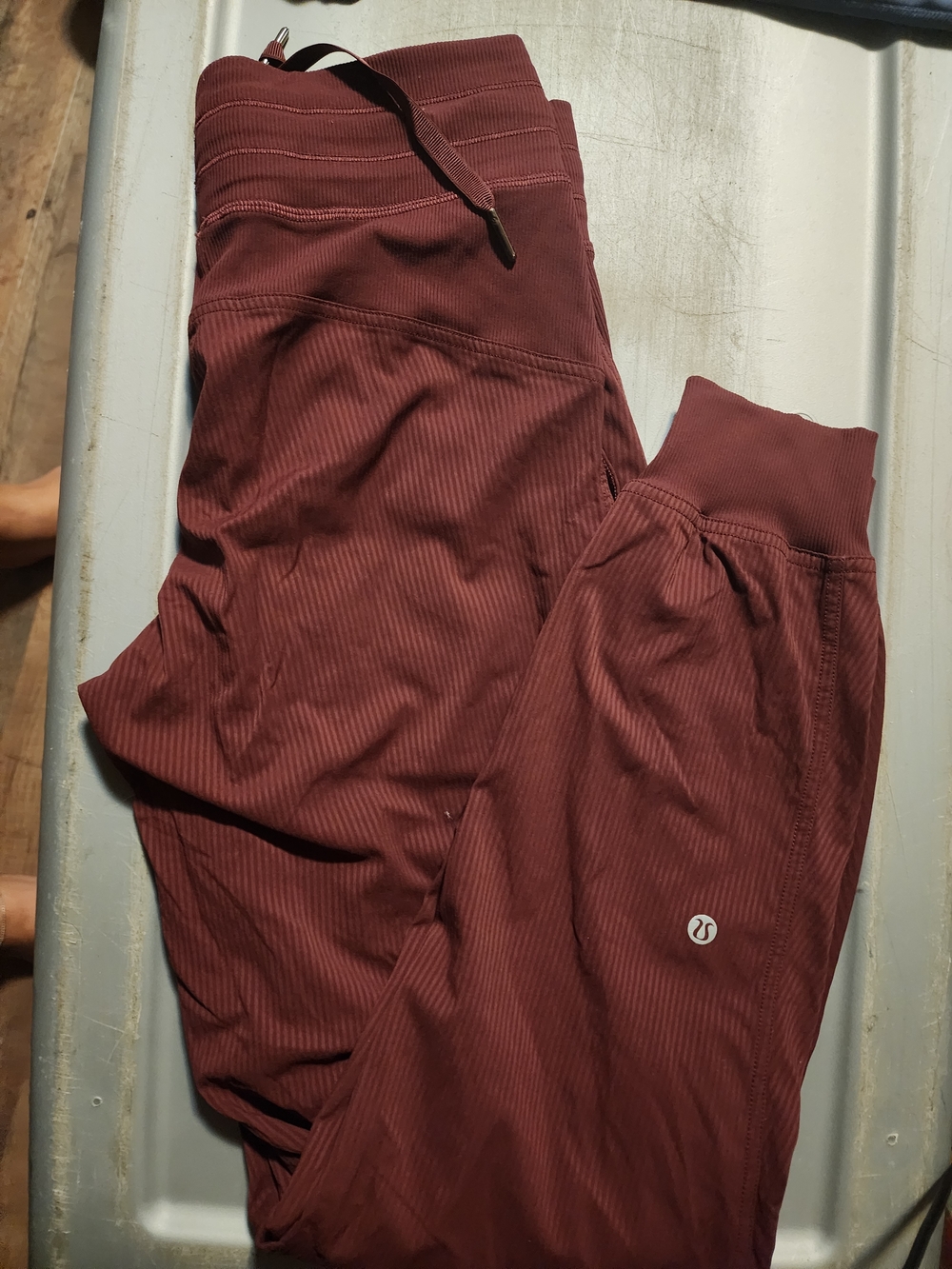 lululemon athletica Ribbed Leggings in Deep Burgundy
